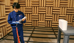 Sound pressure test of emergency alarm devices