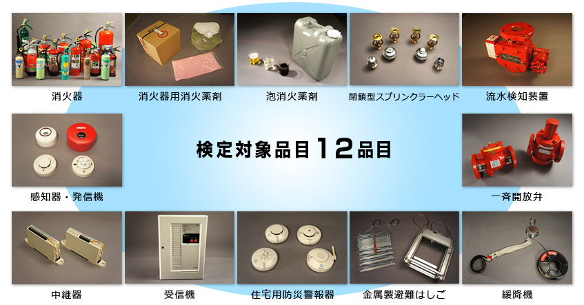 検定対象品目12品目